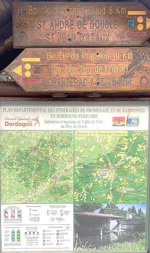 SAINT VINCENT DE CONNEZAC-Boucle du Grand Claud-Panneau d'appel-Signalétique 2