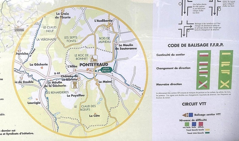 PONTEYRAUD-boucle du Bois de Jalineau-Panneau d'appel 2