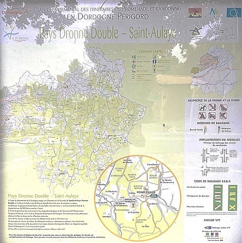 PONTEYRAUD-boucle du Bois de Jalineau-Panneau d'appel