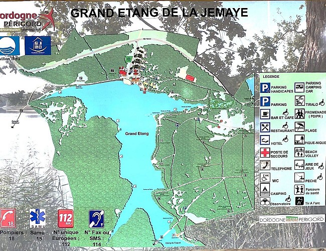 LA JEMAYE-PONTEYRAUD-Boucle du Grand étang-Panneau d'info
