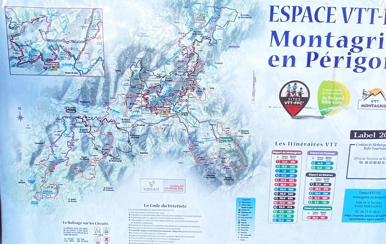 PAUSSAC SAINT VIVIEN-Boucle de la Verrerie-Panneau d'appel 2