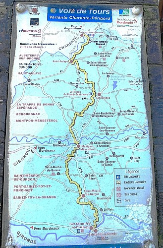 PORT-SAINTE-FOY-Boucle du Moulin-Chemin Compostelle
