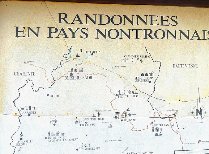 LA CHAPELLE-SAINT-ROBERT-Boucle Romane-Panneau Info