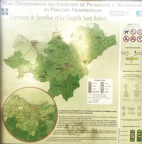 JAVERLHAC-Boucle Virade-Panneau d'appel 2