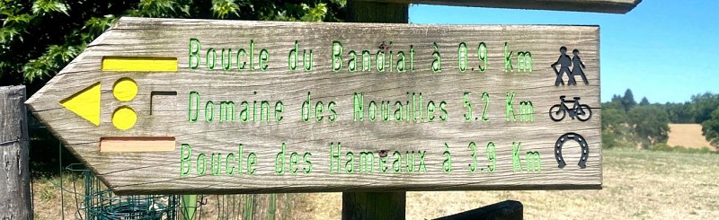 SAVIGNAC DE NONTRON-Boucle du Bandiat-Signalétique