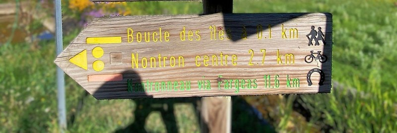 SAINT MARTIAL DE VALETTE-Boucle des îles-Signalétique