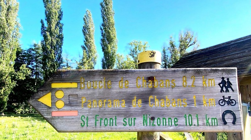 SAINT MARTIAL DE VALETTE-Boucle de Chabans-Signalétique