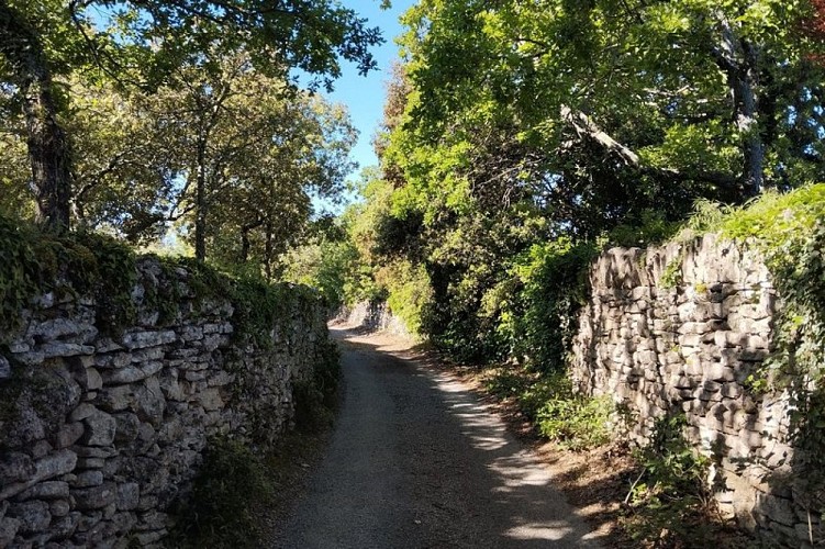 Chemin du col de Gordes