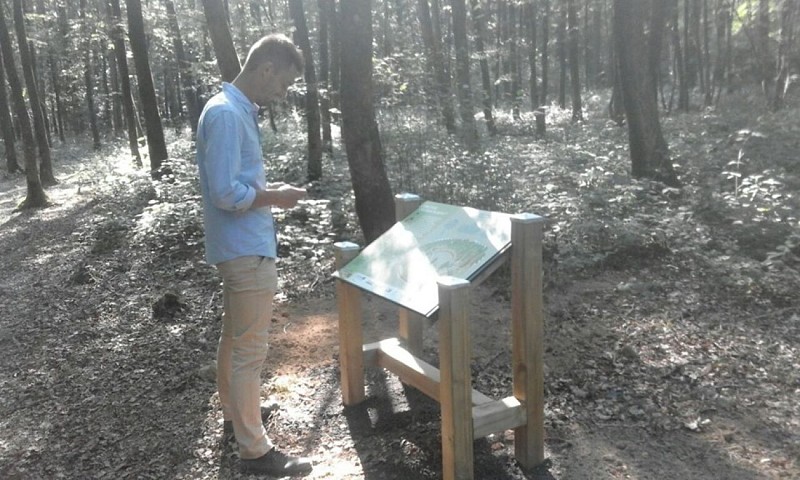 promeneur et utilisateur de Forest Fun