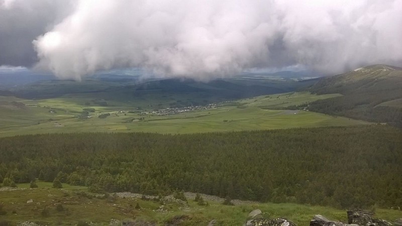 Les Estables (vue depuis le Mont Mézenc)