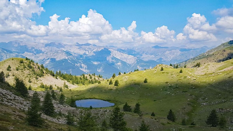 Traversée en balcon sur les hauteurs de la Tinée