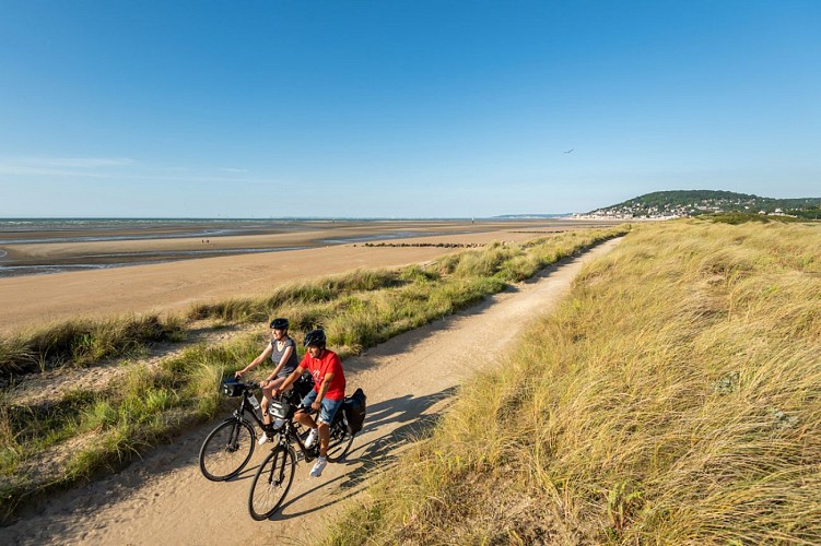 Velo dans les dunes de Cap Cabourg-EV4