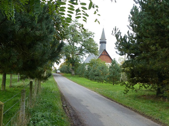 Chemin de la Fontaine à Barville