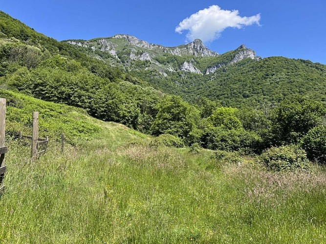 Vue sur le pic du Gar