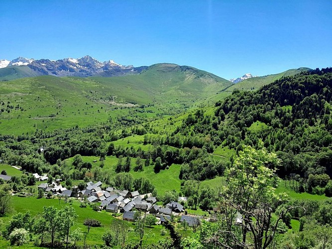 Superbe point de vue sur la Vallée