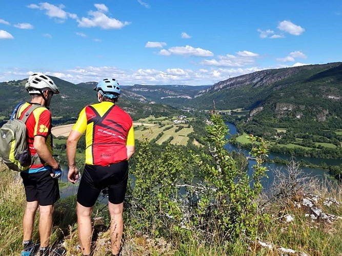Circuit VTT n°30 (noir) - Monts de Corveissiat - Belvédères d'Echazeaux
