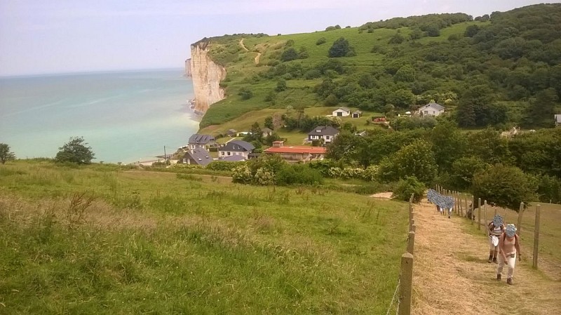 Les Grandes Dalles - La pente est raide...