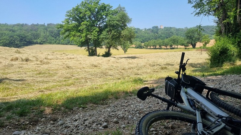 Liaison VTT (L5) Ile Chambod - Corveissiat par Gd Corent, la route des crêtes