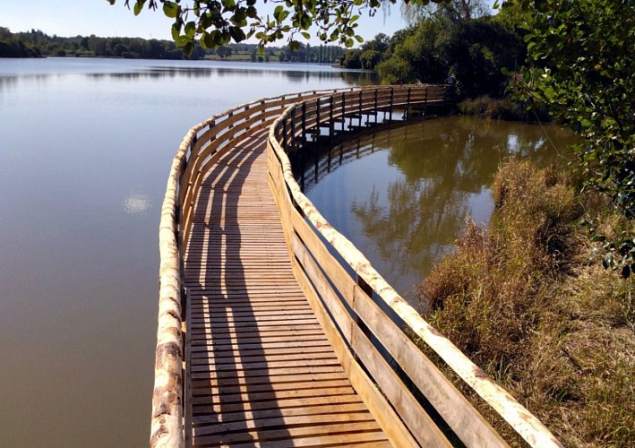 passerelle étang de la Chaume
