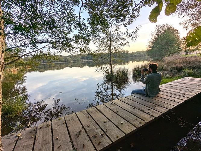Petite passerelle étang de la Chaume