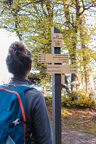 Tour du Léman -  GR 5 - Itinéraire secondaire - Etape Bonne - SuperSaxel_Bonne