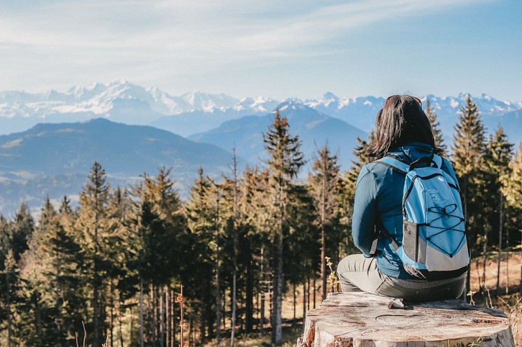 Tour du Léman -  GR 5 - Itinéraire secondaire - Etape Bonne - SuperSaxel_Bonne
