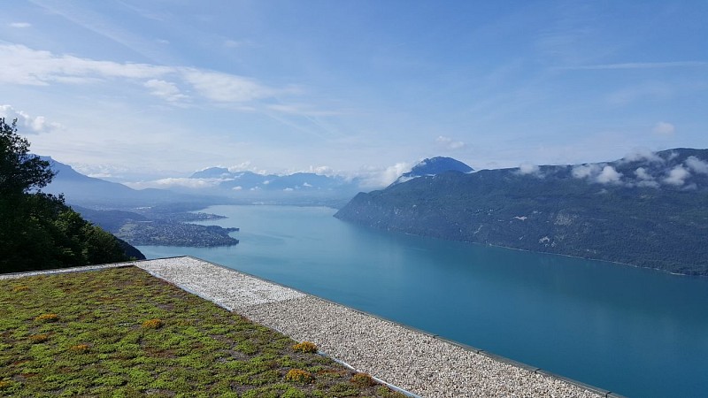 Vue depuis toiture restaurant belvédère