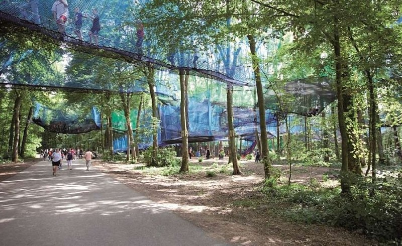 Le Parc Départemental d'Olhain - Parcours vert