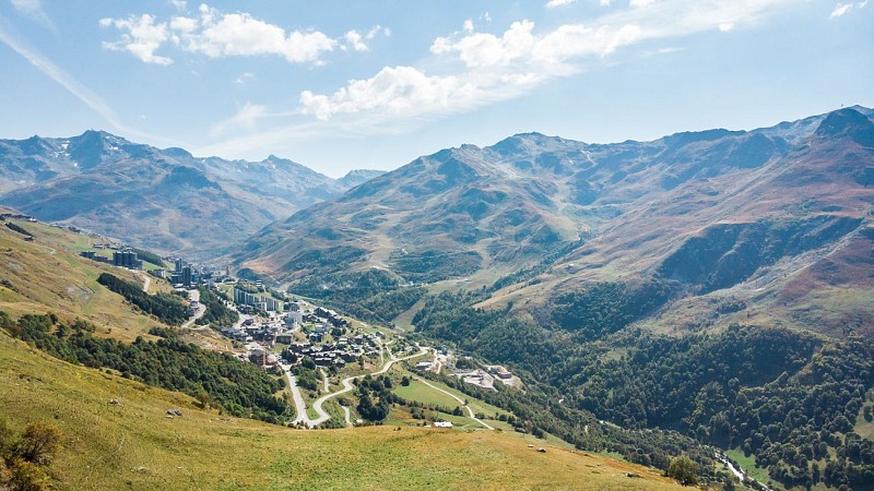 Les Menuires - Tougnète, départ télésiège St Martin Express_Les Menuires