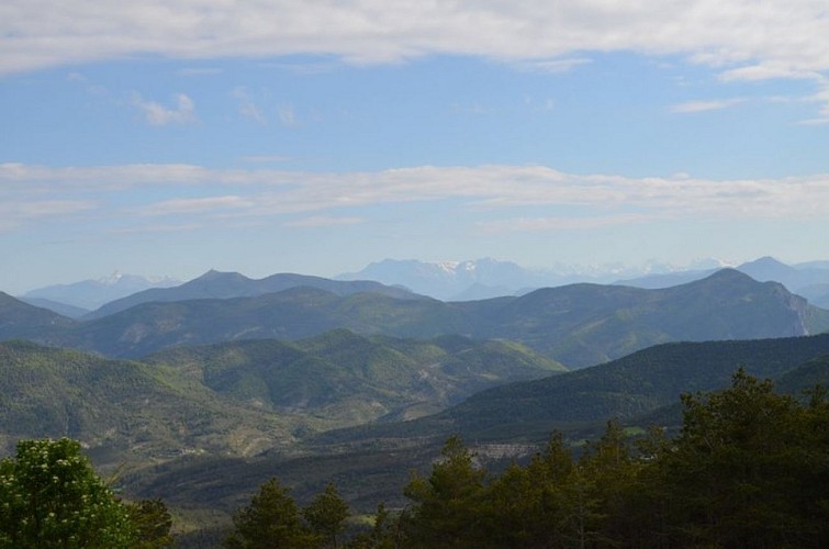 Point de vue depuis le col de Saint-Jean