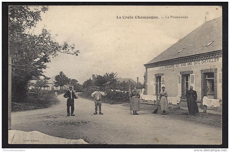 A la croisée des chemins de La Croix en Champagne Parcours marche