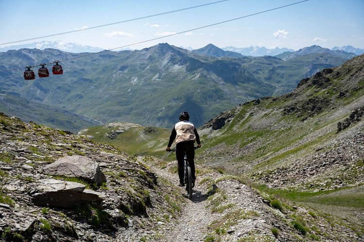 High Line - Piste de descente_Val Thorens