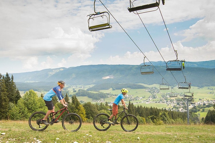 Les Petits Loups - Itinéraire VTT Descendant - vert