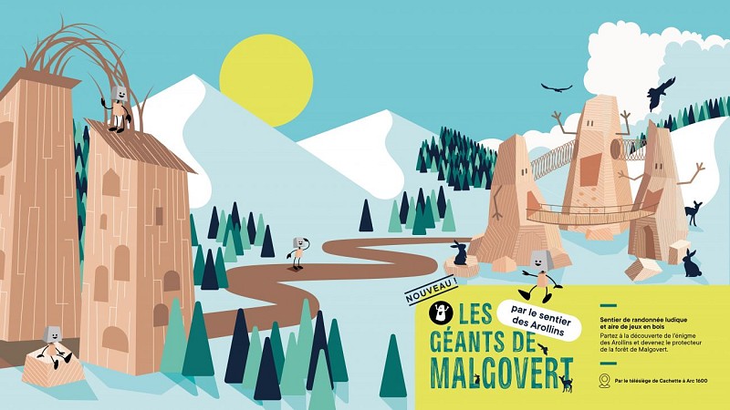 Le sentier des Arollins