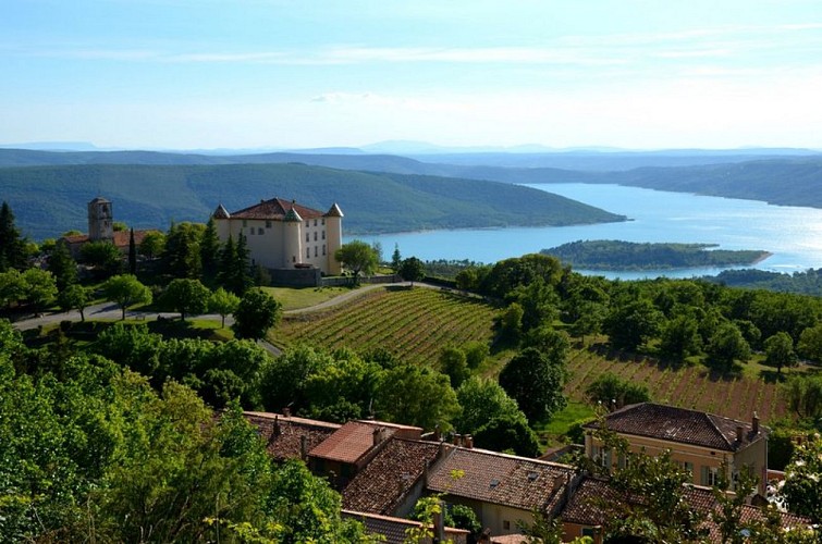 Le château d'Aiguines