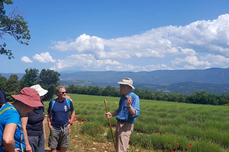 Palabre sur le chemin de la Gardette