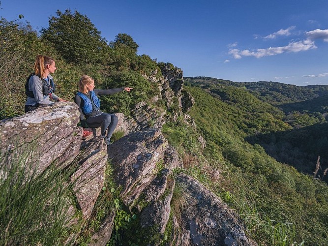 Trail à La Roche d'Oëtre - Suisse Normande