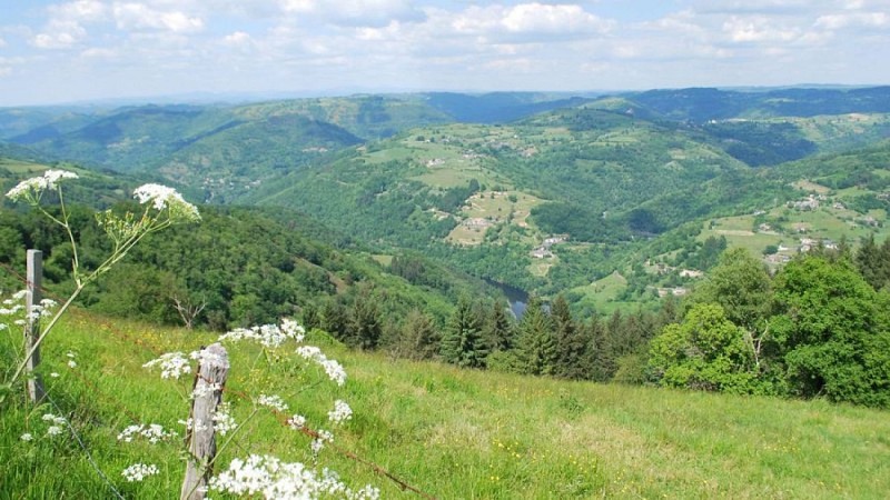 Point de vue depuis le plateau de Ginolhac