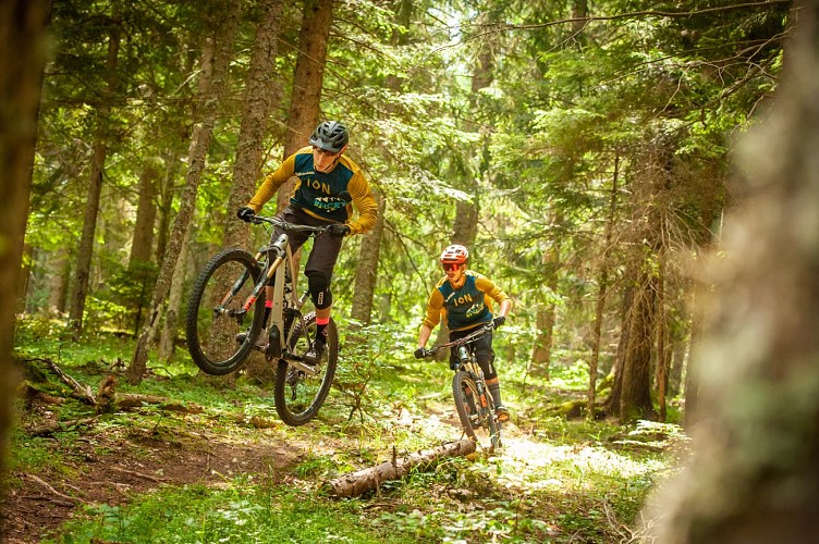 Bec de l'Aigle, blaue Mountainbike-Rundstrecke Nr. 72