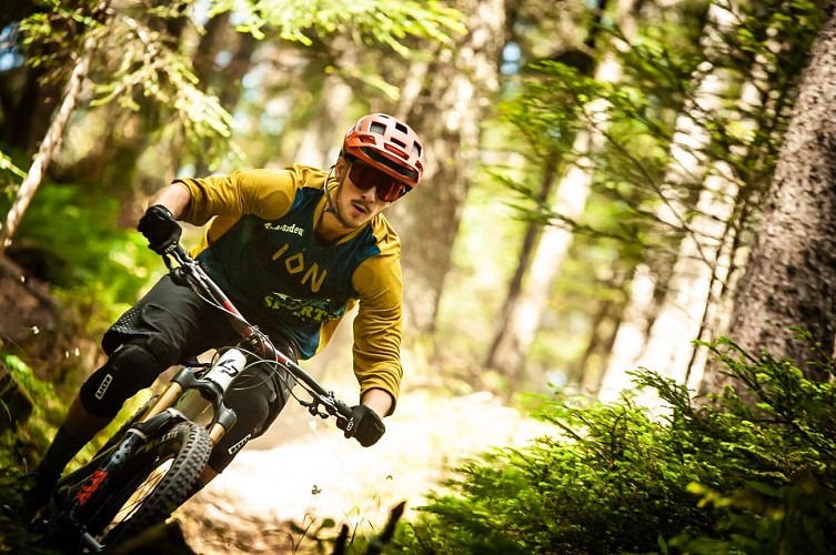 Bec de l'Aigle, blaue Mountainbike-Rundstrecke Nr. 72