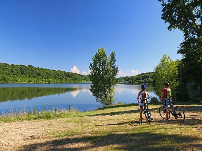 velo lac Garlin cph guide bearn pyrenees