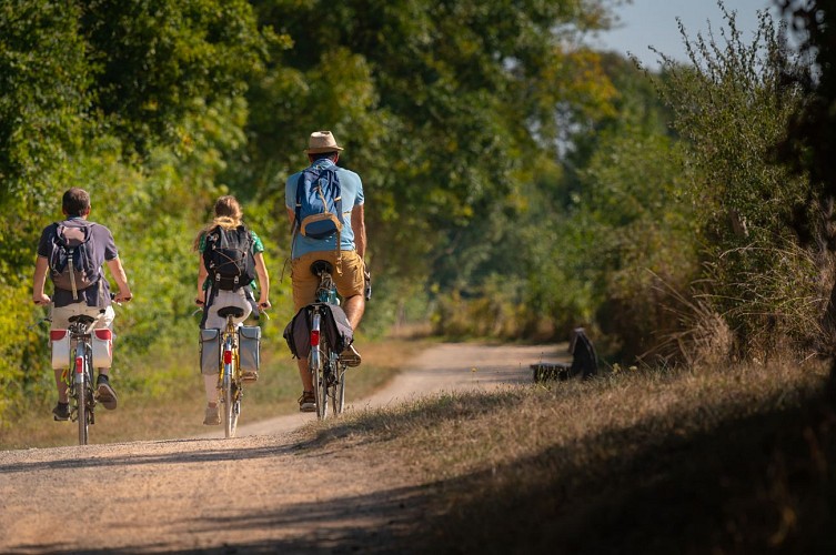 A vélo sur la voie verte