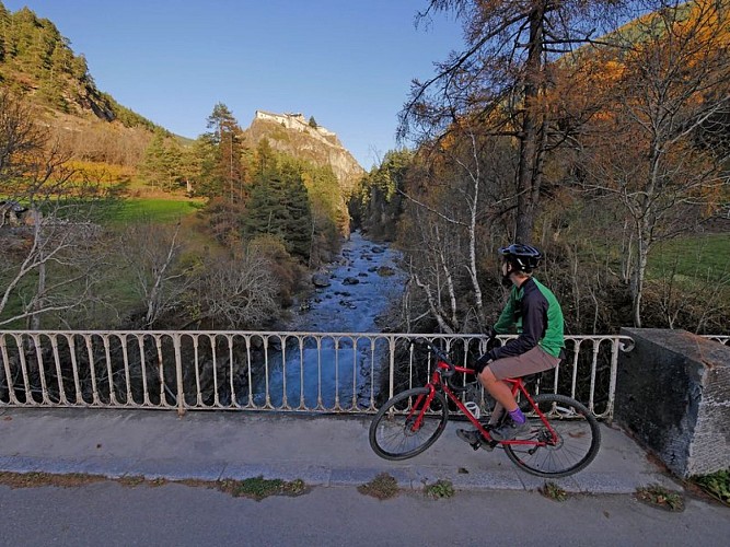 Dernières lumières sur Château-Queyras