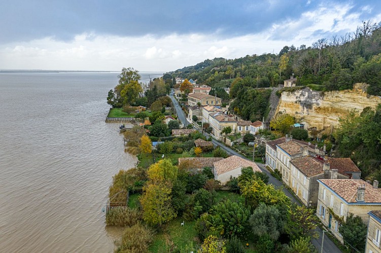 Vue aérienne route de la corniche - GirondeTourisme