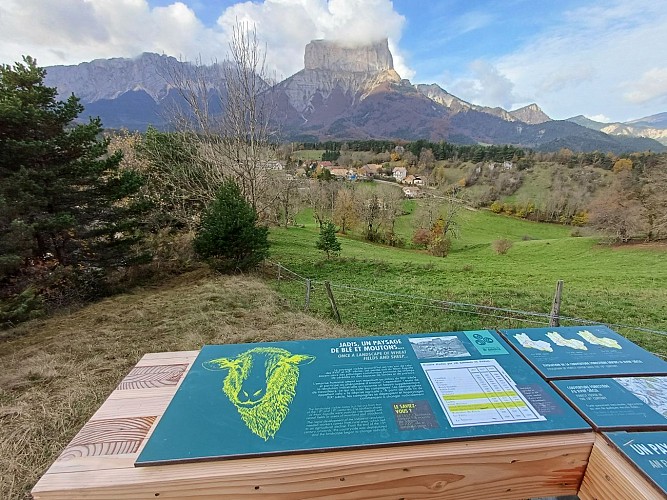 Sous le regard du géant Mont-Aiguille_Chichilianne