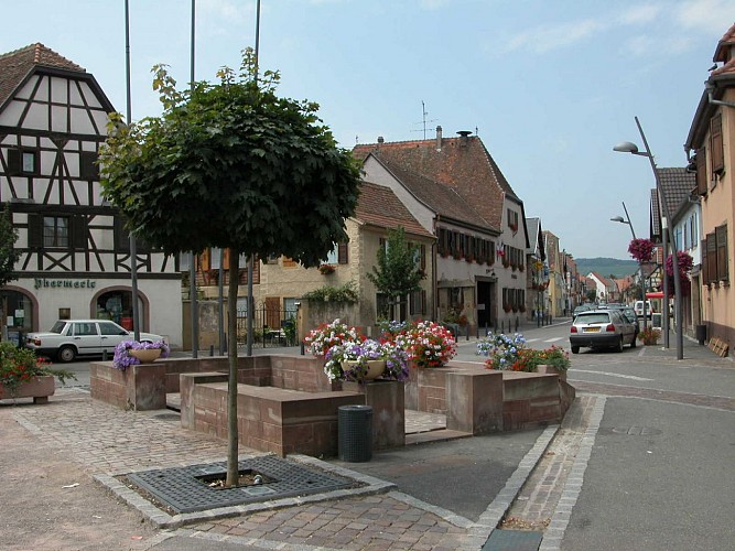 Place du village de Dorlisheim