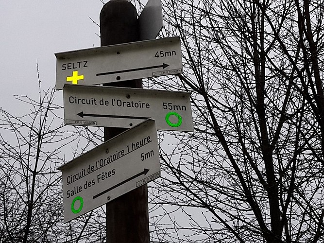 Wanderung: Rundwanderweg Oratoire