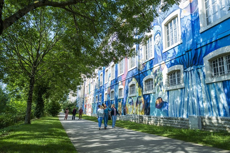 Street Art le long de la Sarthe