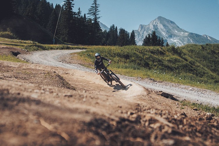 Descente du Family Run - Piste VTT Descente_La Clusaz