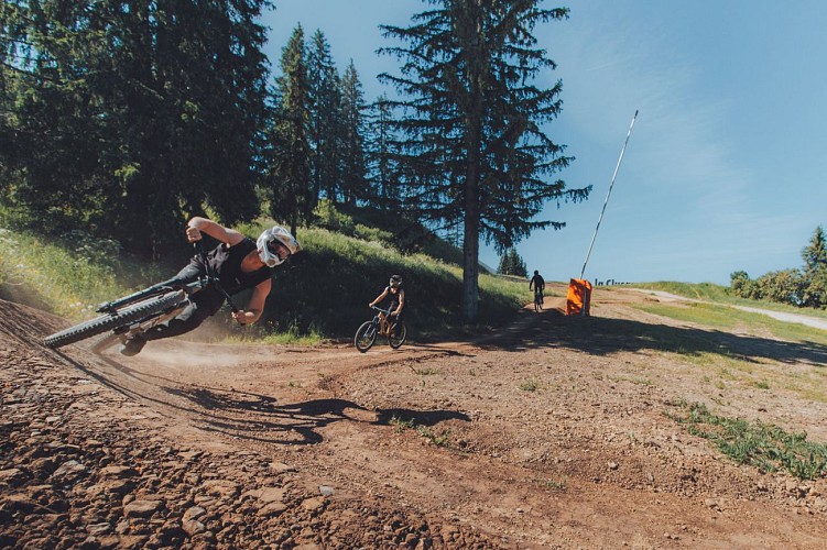 Descente du Family Run - Piste VTT Descente_La Clusaz